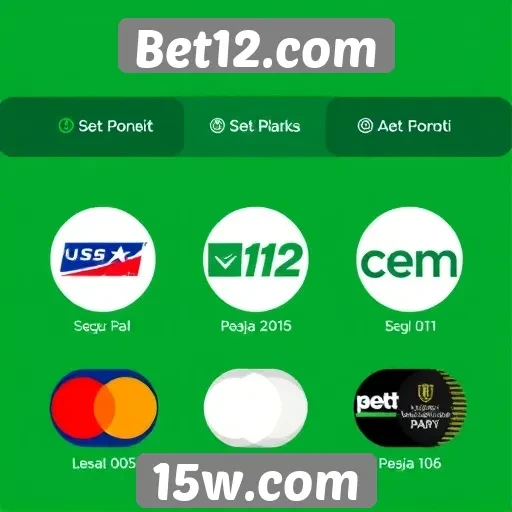 Métodos de pagamento no site de apostas Bet12.com
